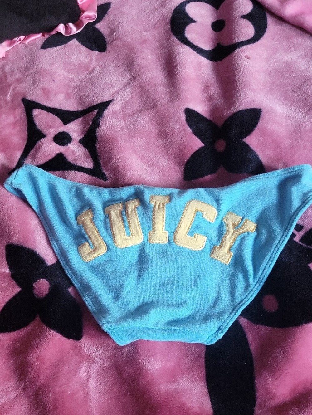 Juicy Couture Turquoise Blue Embroidered Bikini Set - Picture 6 of 9